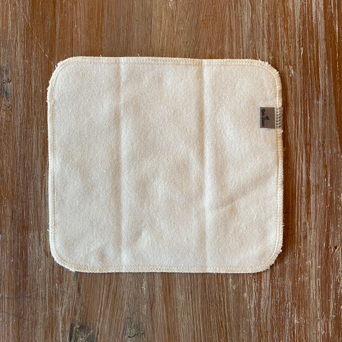 布ナプキン［おりもの・軽い日用］ハンカチSサイズ3つ折　オーガニックコットンガーゼ（厚手）Lulu Gause 【ネコポス可】