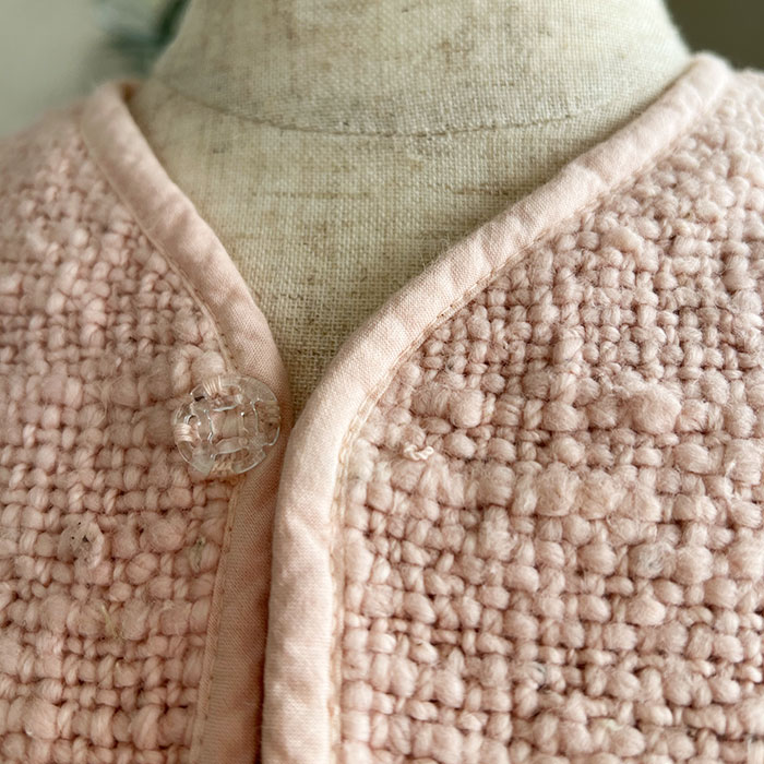 【アウトレット】無農薬和綿ガラ紡平織り ベビースリーパー　草木染め（ラックダイ）　50〜100cm【ネコポス不可】