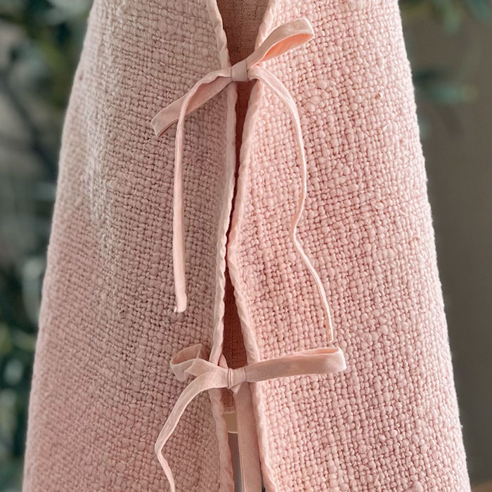 【アウトレット】無農薬和綿ガラ紡平織り ベビースリーパー　草木染め（ラックダイ）　50〜100cm【ネコポス不可】