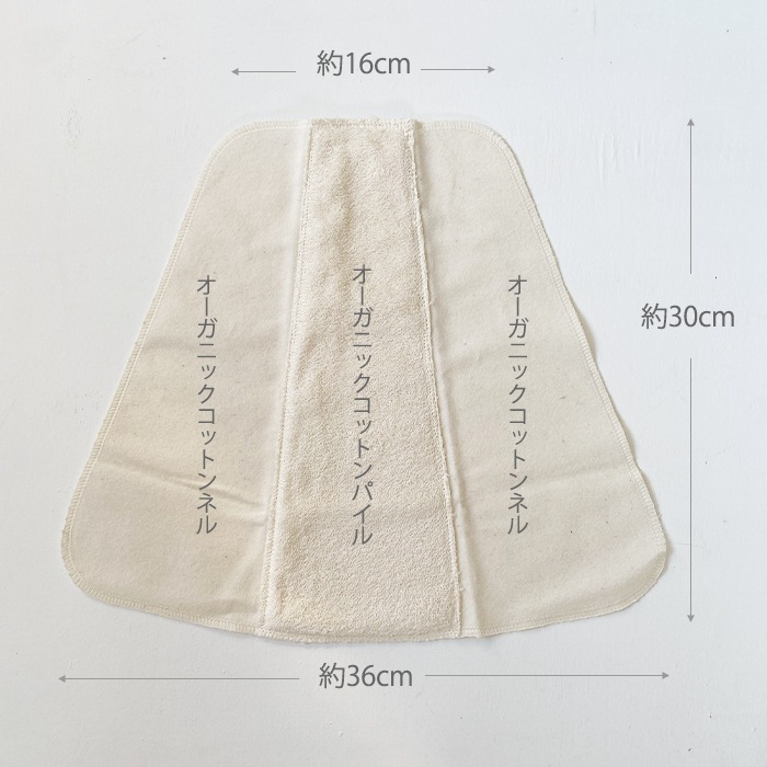 ［多い日・夜用］夜用お試し3点セット ホルダーLサイズ(防水あり）＆ハンカチLサイズ 【ネコポス可】　嬉しい特典付き