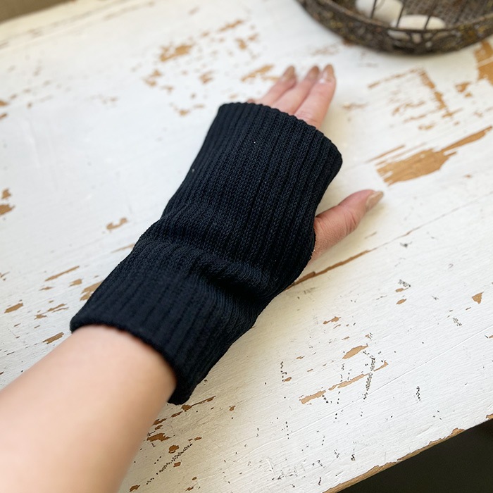 絹糸紡　肌面シルク100%アームウォーマー　選べるカラー【ネコポス可】