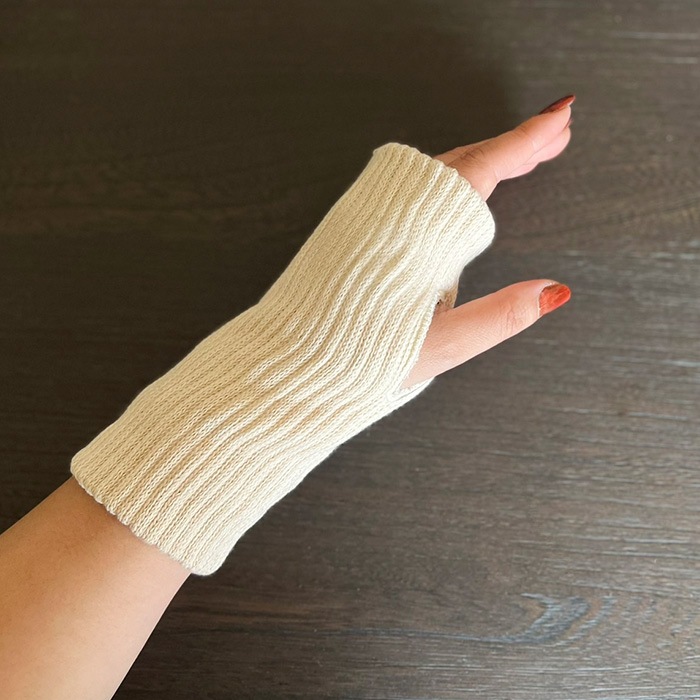 絹糸紡　肌面シルク100%アームウォーマー　選べるカラー【ネコポス可】