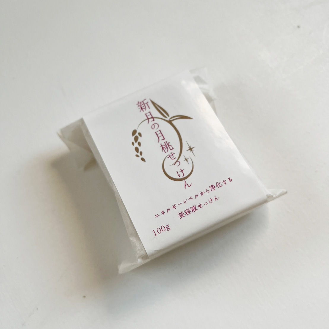 新月の月桃せっけん 100ｇ コールドプロセス製法　石鹸【ネコポス不可】