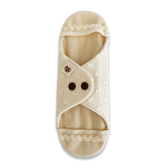 布ナプキン［おりもの・軽い日用］　ホルダーSSサイズ &パッド1枚セット　(防水布あり)　アルティメイト　軽失禁尿モレ【ネコポス可】