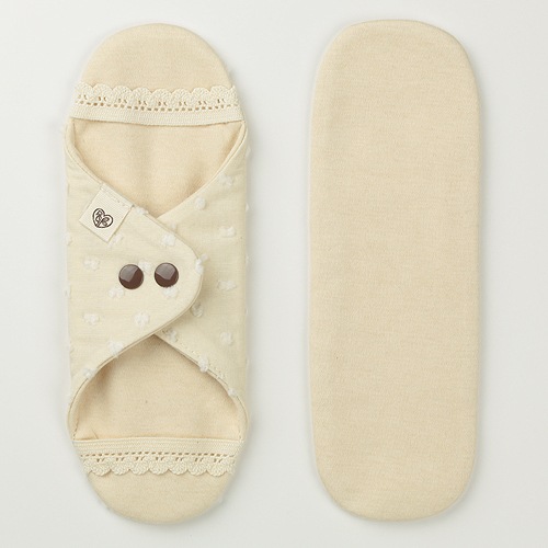 布ナプキン［おりもの・軽い日用］　ホルダーSSサイズ &パッド1枚セット　(防水布あり)　アルティメイト　軽失禁尿モレ【ネコポス可】