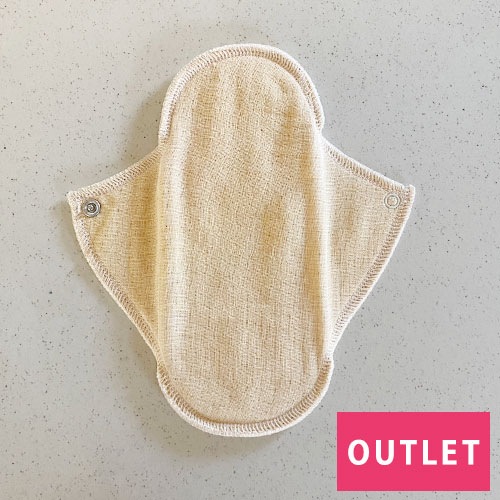 【アウトレット】布ナプキン普通の日用 2枚セット オーガニックコットン (防水無し) 薬効染め【ネコポス可】no63