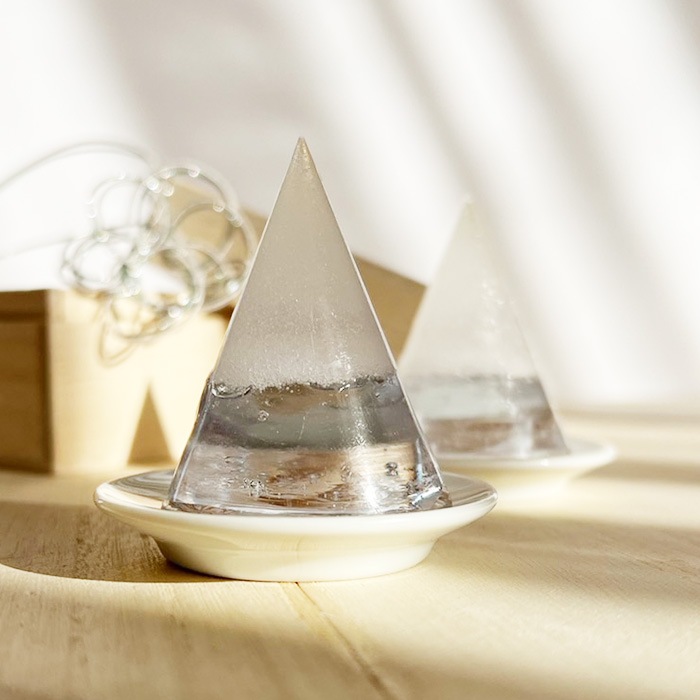 ［受注商品］神様の浄化盛り塩（大）フラワーオブライフ 円錐型 2個セット【ネコポス不可】