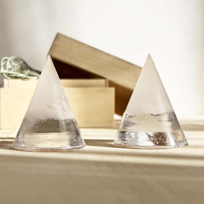 ［受注商品］神様の浄化盛り塩（大）フラワーオブライフ 円錐型 2個セット【ネコポス不可】