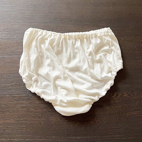 【アウトレット】絹糸紡 シルク100％パンプキンパンツ　Mサイズ【ネコポス可】