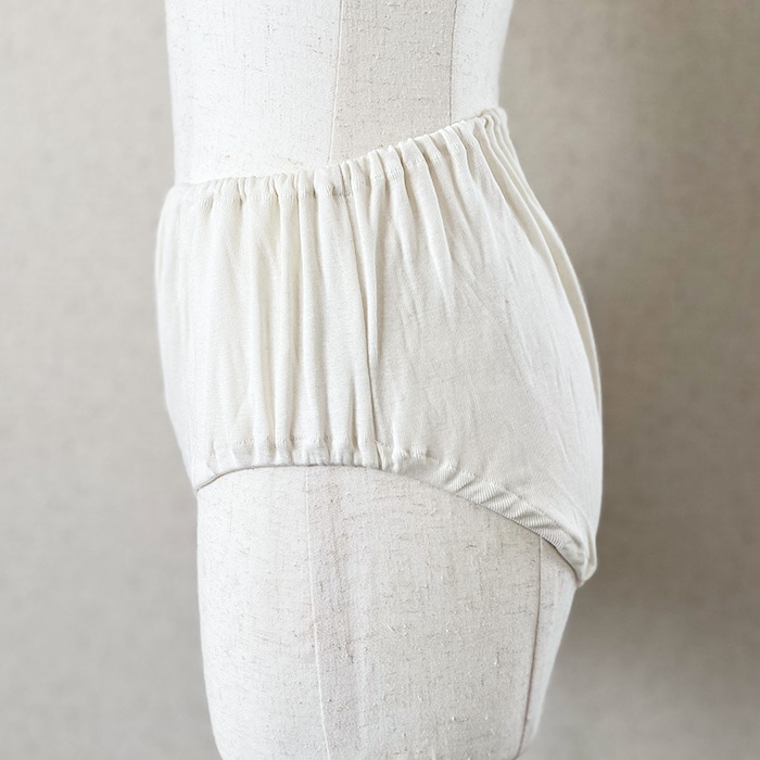 【アウトレット】絹糸紡 シルク100％パンプキンパンツ　Mサイズ【ネコポス可】