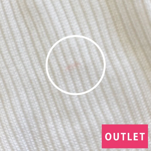 ［アウトレット］絹糸紡シルク キャミソール「テレコリブ×レース」　月白(染なし)　汚れ【ネコポス不可】