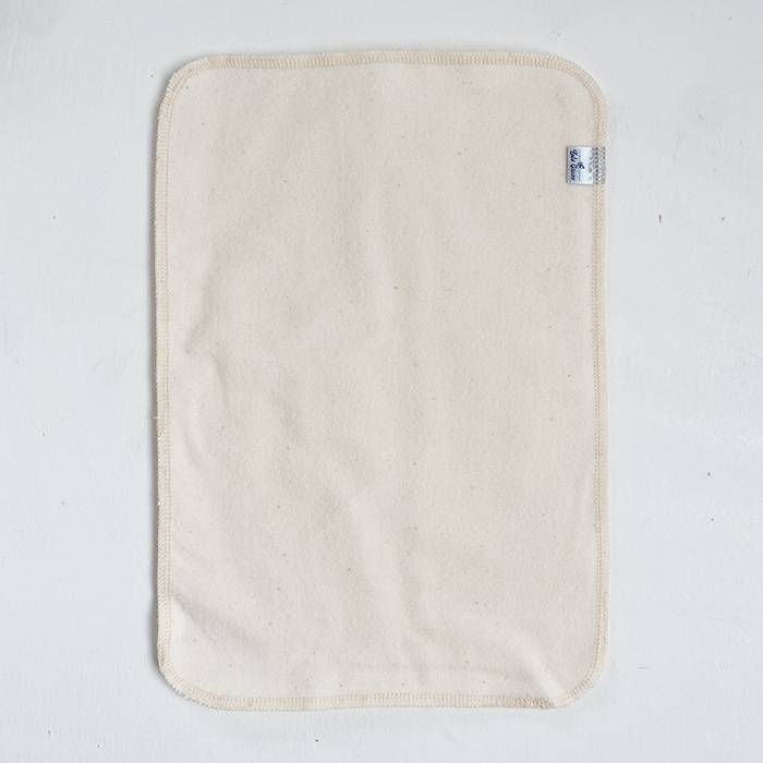 お得なまとめ割り！オーガニック布ナプキン ［多い日・夜用］ハンカチLサイズ　オーガニックコットンガーゼ（薄手）5枚セット Lulu Gause【ネコポス不可】