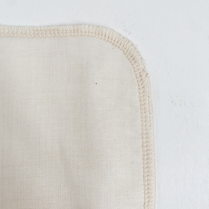 お得なまとめ割り！オーガニック布ナプキン ［多い日・夜用］ハンカチLサイズ　オーガニックコットンガーゼ（薄手）5枚セット Lulu Gause【ネコポス不可】