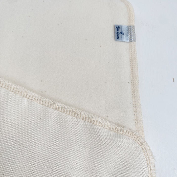 お得なまとめ割り！オーガニック布ナプキン ［多い日・夜用］ハンカチLサイズ　オーガニックコットンガーゼ（薄手）5枚セット Lulu Gause【ネコポス不可】