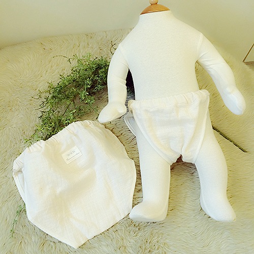 キッズフンティ Mサイズ 100～120cm　オーガニックコットンガーゼ 子供用　ふんどしパンツ　Reicarino∞bon 【ネコポス可】