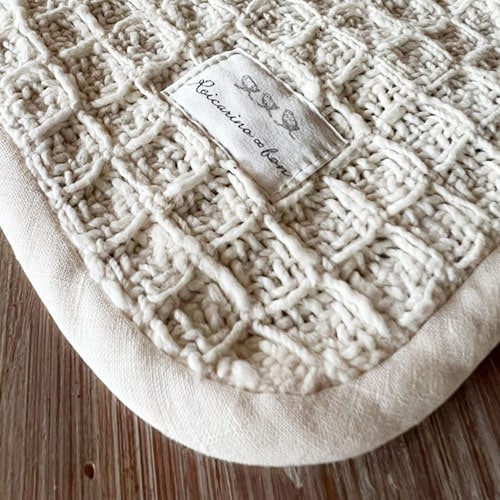 オーガニック和綿ガラ紡ブランケット ベビーサイズ小 薄手 Reicarino∞bon【ネコポス不可】