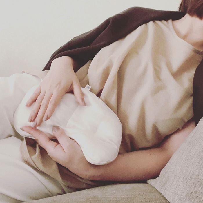 京のontama　玄米カイロ　国産シルク/シルクニット　ホーリーバジル【ネコポス不可】