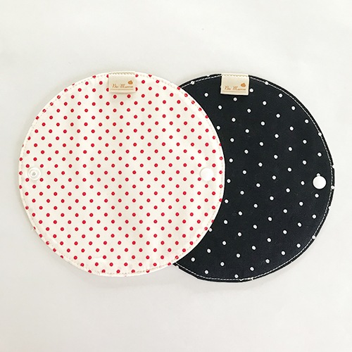 おりものライナー(ミニ) コットンガーゼ 丸型 (防水無し)  2枚セット【ネコポス可】