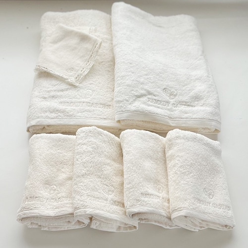 オーガニックコットンタオル福袋　バスタオル 全7点【送料無料】