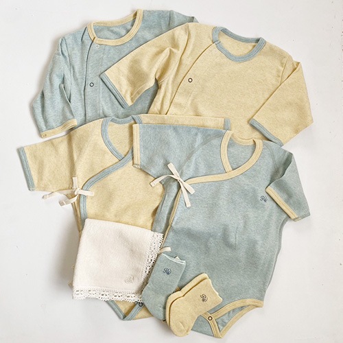 2025年 ベビー新生児用福袋　7点　Reicarino∞bon　草木染め　オーガニックコットン