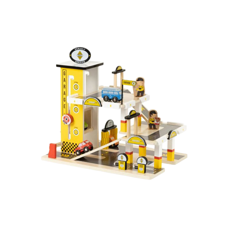 木製玩具 ガレージ＆サービスステーション
