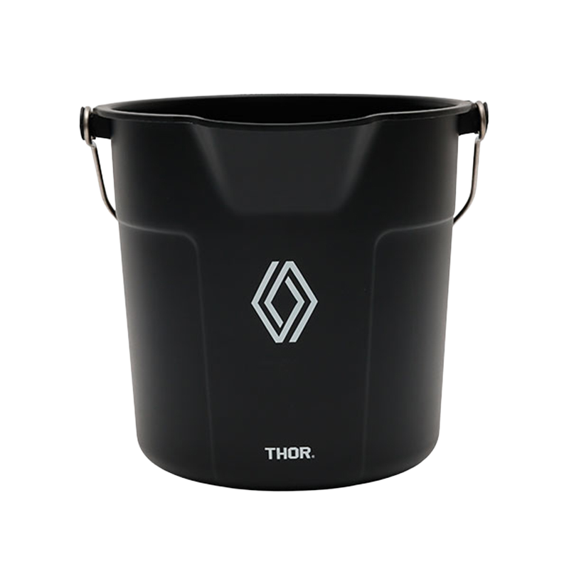 THOR×ルノー ラウンドバケツ10L　ブラック
