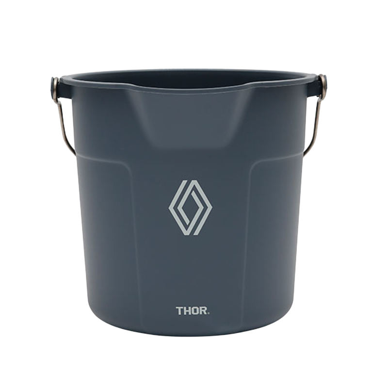 THOR×ルノー ラウンドバケツ10L　グレー