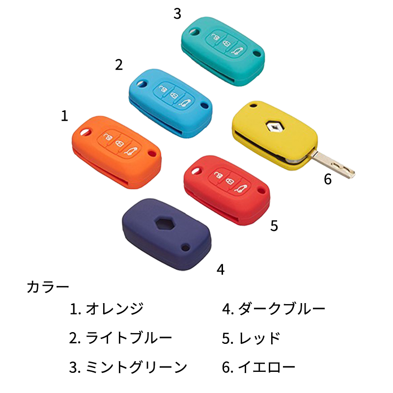 TWINGO シリコンキーカバー　レッド
