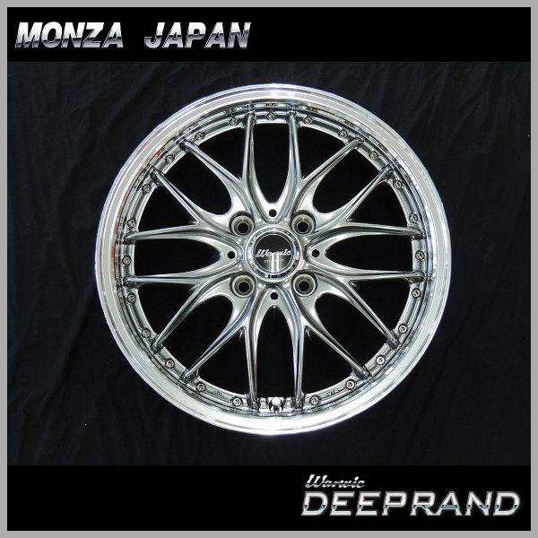 送料無料 ★タント キャンバス N-BOX スペーシアなどに ■モンツァ ワーウィック ディープランド ■165/45R16 ■タイヤホイールセット