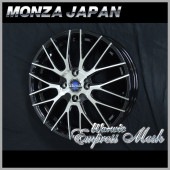 送料無料 モンツァ ワーウィック エンプレスメッシュ ブラックポリッシュ 165/45R16 軽自動車 タイヤ ホイール4本セット タント Nボックス スペーシア等