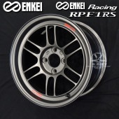 4本セット 送料無料 ENKEI エンケイ レーシング RPF1 RS 15inch 8.0J +28 4穴PCD100 マットダークガンメタリック 国産 軽量ホイール
