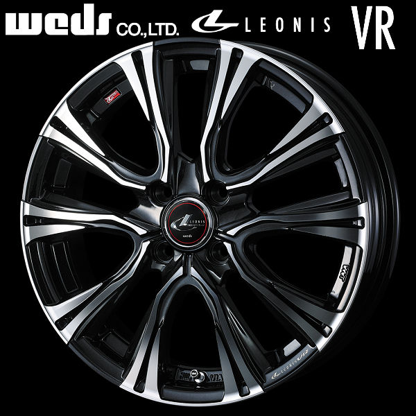 レオニス　4穴　16インチ PCD100 1本　アルミホイール WEDS Weds ウェッズ LEONIS レオニス VX 16インチ リム幅5.0J