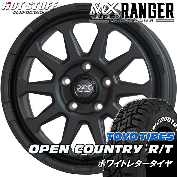 デリカRAV4用⭐️235/70R16⭐️R/T⭐️マットブラック⭐️新品セット デリカ⭐️RAV4用⭐️235/70R16⭐️R/T⭐️マットブラック