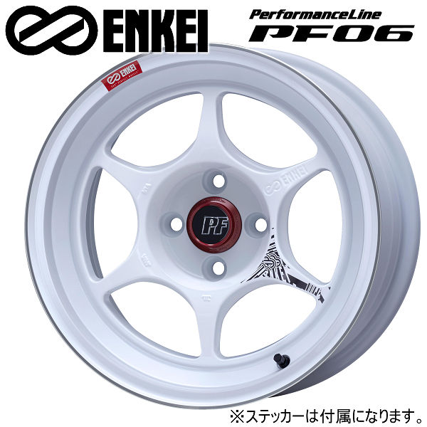 送料無料 ND ロードスター 等 ENKEI エンケイ パフォーマンスライン PF06 マシニングホワイト 195/50R16 ADVAN ネオバ NEOVA AD09