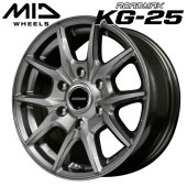 送料無料 200系ハイエース ロードマックスKG25 メタリックグレー 15インチ 6.0J +33 6穴 PCD139.7 新品　４本セット 荷重対応