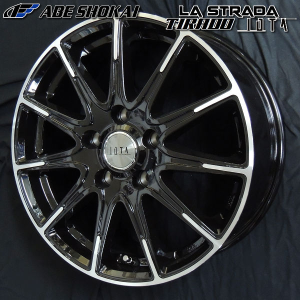 送料無料 ９０系VOXY ノア などに ■ティラードイオタ ■ブラックポリッシュ ■205/55R17 ■ヨコハマ ブルーアース RV03