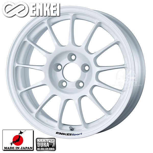 送料無料 スイフトスポーツ ENKEI Sport RC-T5 ホワイト 16inch 7.0J +42 5穴PCD114.3 195/50R16 タイヤ ホイール 4本セット