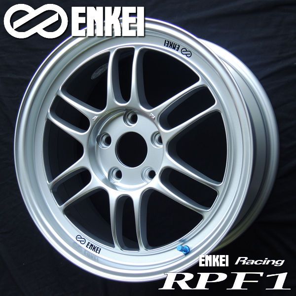 送料無料 GR86 86 BRZ カローラスポーツ 等に ENKEI エンケイ レーシング RPF1 シルバー 18インチ 8.0J +35 5穴 PCD100 国産 軽量 ホイール 4本セット