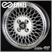 送料無料 N-VAN アトレー クリッパー など 軽自動車用！  ■ＥＮＫＥＩ エンケイ ９２メッシュ ■Silver with Machined Lip ■165/50R15 ■ヨコハマタイヤ