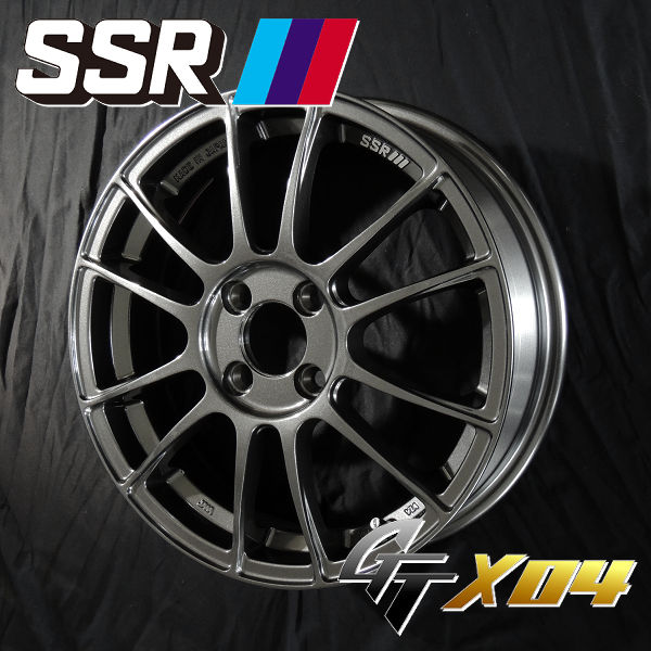 送料無料 タント N-BOX アルトワークス などに SSR スピードスター GTX04 ダークガンメタ 165/45R16 タイヤホイールセット
