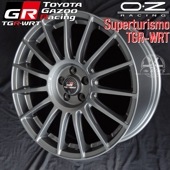 送料無料 GR86 86 専用サイズ TOYOTA GAZOORacing OZ スーパーツーリズモ TGR-WRT グラファイト 225/40R18 タイヤ ホイールセット