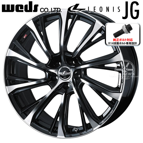 送料無料 レクサスLBX ボルト車専用ホイール レオニスＪＧ パールブラックミラーカット 235/45R19 ヨコハマ ブルーアースGT AE51 純正ボルト対応 レクサスLBX専用ハブ径