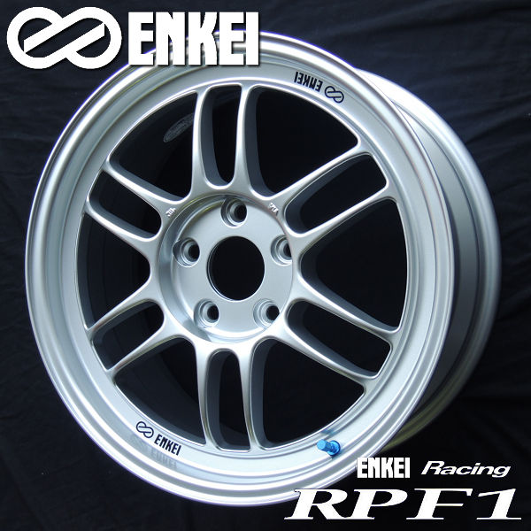 送料無料 スイフトスポーツ ENKEI Racing RPF1 エンケイ レーシングRPF1 シルバー 195/45R17 グッドイヤー タイヤ ホイールセット