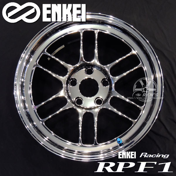 送料無料 スイフトスポーツ ENKEI エンケイ レーシングRPF1 SBC メッキ 195/45R17 ダンロップ ディレッツァ ZIII Z3 タイヤ ホイールSET