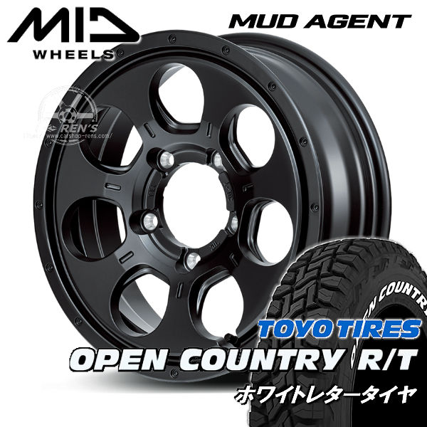 送料無料 ジムニー MID マッドエージェント MUD AGENT セミグロス