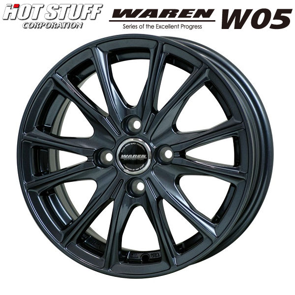 送料無料 ハイゼット キャリー アクティ N-VAN ヴァーレン W05 ガンメタリック 145/80R12LT 80/78N ダンロップ 荷重対応 軽トラ バン