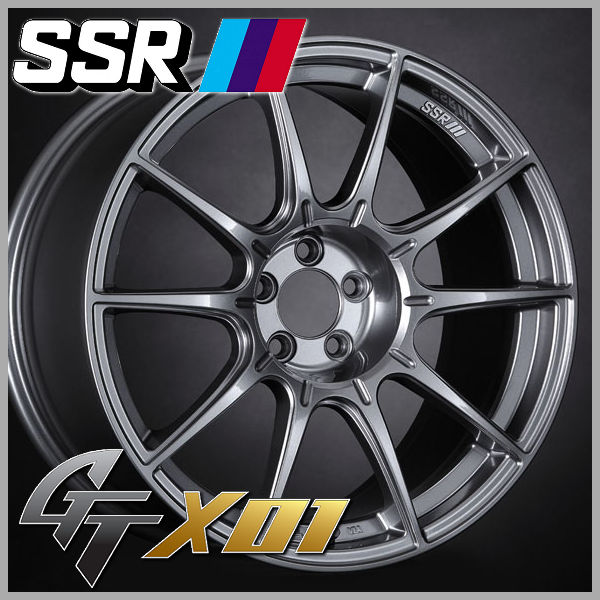 送料無料 GR86 86 BRZ カローラスポーツ スピードスター SSR GTX01 ダークシルバー 8.5J 225/40R18 ファルケン タイヤ ホイールセット