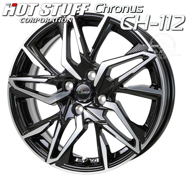 送料無料 軽トラ 軽バン クロノス CH-112 145/80R12 LT 80/78N 荷重対応 ハイゼット キャリー N-VAN ダンロップ タイヤ ホイール4本SET