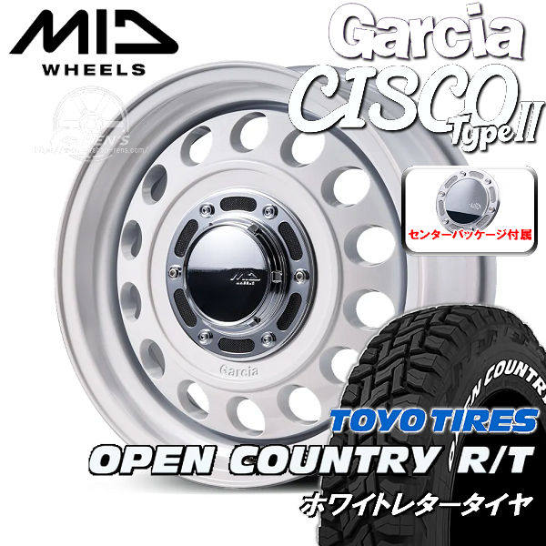 ジムニー JB64 Garcia CISCO 16インチ 195R16C 4本 マルカサービス MiD