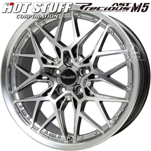 送料無料 50/30系 プリウス PHV レクサスCT プレシャス AST M5 215/45R17 ホイール タイヤ 4本セット